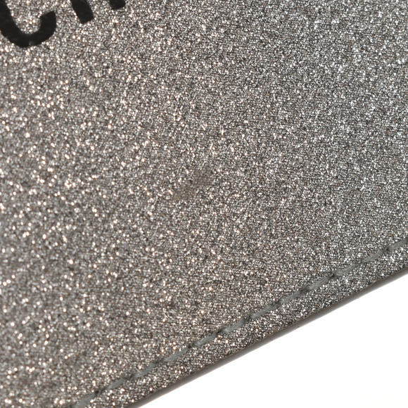 BALENCIAGA Wallet Compact Silver Calfskin Leather Tri fold - Picture 8 of 12